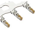 Crimp Terminal, Receptacle, Gold, 2.8A, 30 ... 28AWG, Pack of 100 pieces
